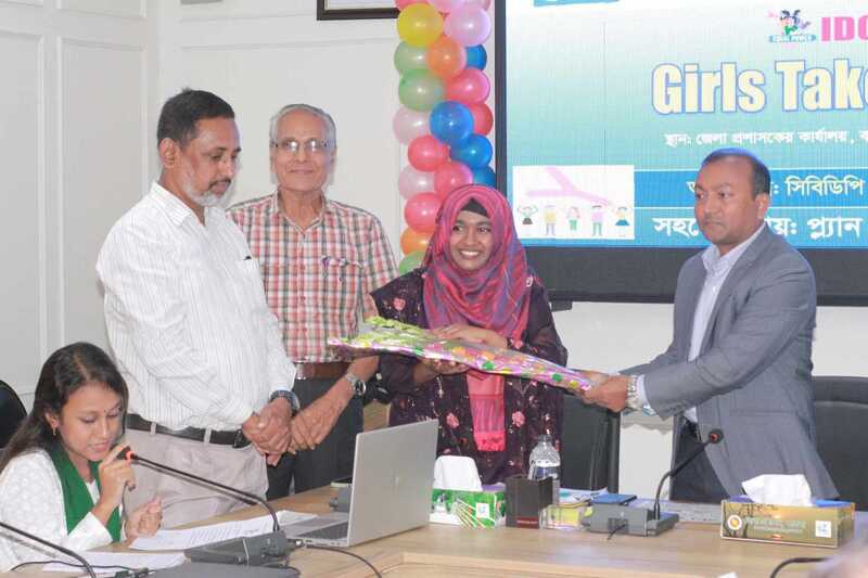 NCTF Child leader Tayba becomes DC for 1 day.